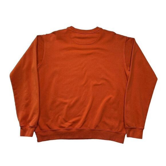 Mugsy Men's Orange Cowboy Hat Embroidered Crewneck Sweatshirt - Picture 6 of 9